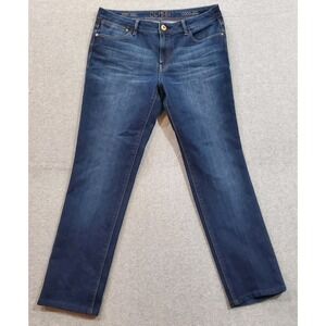 DL1961 COCO Jeans Curvy‎ Straight Women Sz 32 Stretchy Dark Wash 4WAY Stretch